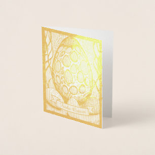 Oster Motiv Monochrom-Cartoon mit Ostereiern 25024 Folienkarte