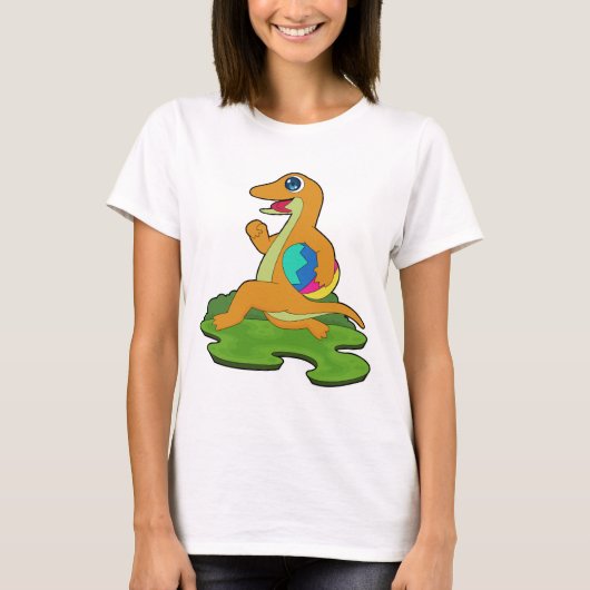 Oster-Ostereier-Echse T-Shirt (Vorderseite)