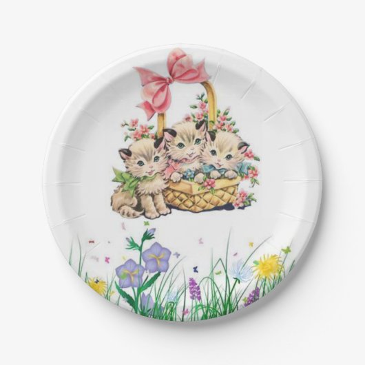 Oster-Papierplatten Pappteller (Vorderseite)