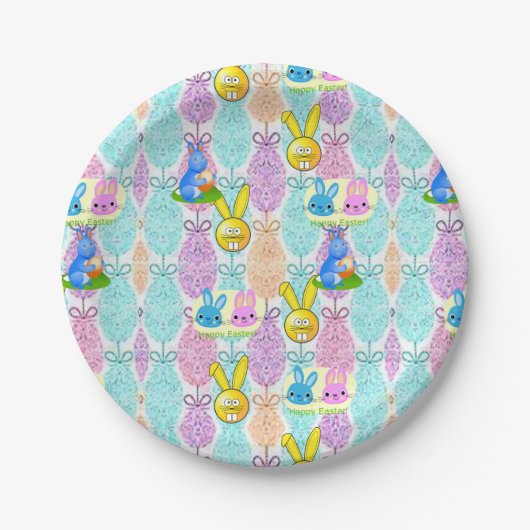 Oster-Papierteller Pappteller (Vorderseite)