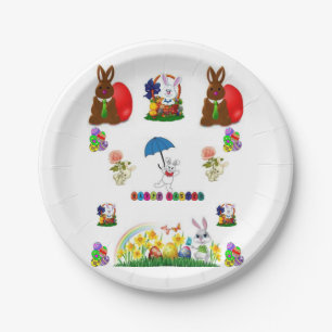 Oster-Papierteller Pappteller