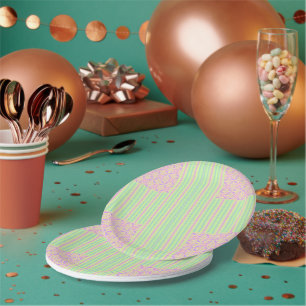 Oster-Pastell-Kreuz-Party-Papierteller Pappteller
