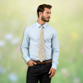 Oster-Patchwork-Pastell-Hasen Eier und Gingham Krawatte