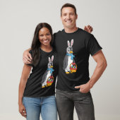 Oster-Pinguin-Hasen-Eier-Korb Süß T-Shirt (Unisex)