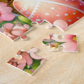 Oster-Pink-Hase Puzzle (Seite)