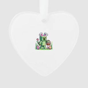 Oster-Pixel-Gaming-Hase-Eier-Jagd-Jungen-Kinder-Yo Ornament