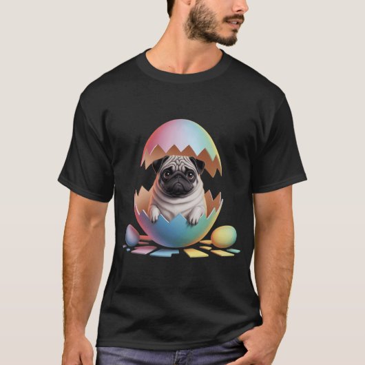 Oster-Puggy-Ei T-Shirt (Vorderseite)
