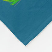 Oster-Puma-Hase-Eierjagd-Illustration Fleecedecke (Ecke)