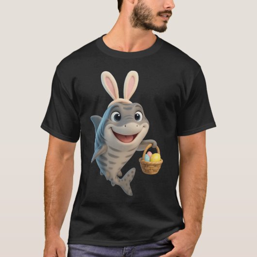 Oster-Pyjama-Hai T-Shirt (Vorderseite)