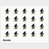 Oster-Sasquatch Runder Aufkleber (Blatt)