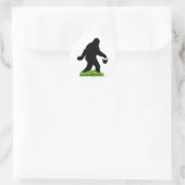 Oster-Sasquatch Runder Aufkleber (Tasche)