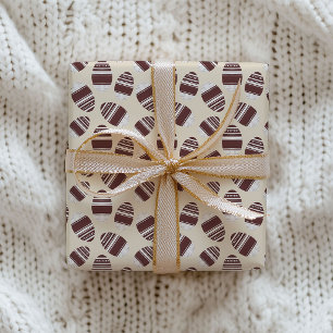 Oster-Schokoladen-Ei-Muster Geschenkpapier