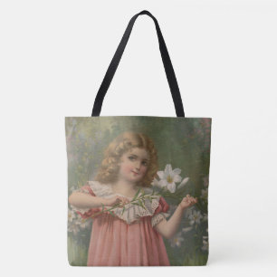Oster-Schönheiten, Vintage-Illustration, 1898 Tasche
