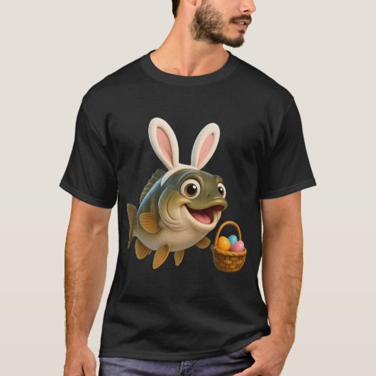 Oster-Schwarzbarsch T-Shirt (Vorderseite)