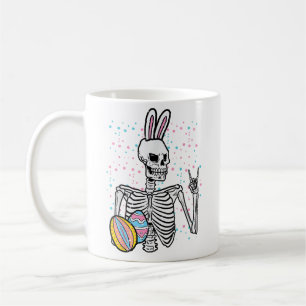 Oster-Skelett-Hasen-Fels-Hand-Rocker-Jungen-Kids M Kaffeetasse