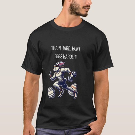 Oster-Spruch für Marathonläufer T-Shirt (Vorderseite)