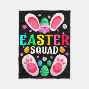 Oster-Squad-Familien-Passende Ostertag-Hase-Ei Fleecedecke