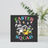 Oster-Squad-Hase-Ei-Küken-Dab-Crew-Matching (Stehend Vorderseite)