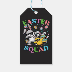 Oster-Squad-Hase-Ei-Küken-Dab-Crew-Matching Geschenkanhänger