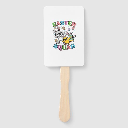 Oster-Squad-Hase-Ei-Küken-Dab-Crew-Matching-Männer Fächer (Vorderseite)