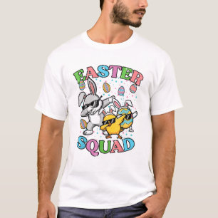 Oster-Squad-Hase-Ei-Küken-Dab-Crew-Matching-Men T-Shirt