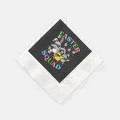 Oster-Squad-Hase-Ei-Küken-Dab-Crew-Matching Serviette (Ecke)
