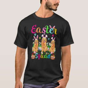 Oster-Squad-Hasenohrrüde Golden Retriever Hund Glü T-Shirt