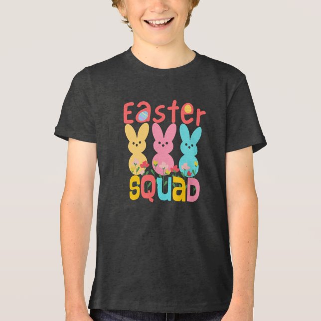 Oster-Squad-T-Shirt Tri-Blend Shirt (Vorderseite)
