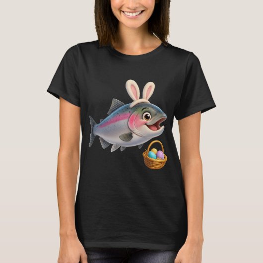 Oster-Stahlkopf-Lachs 2 T-Shirt (Vorderseite)