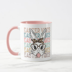 Oster Stimmung Süßer Retro-Hase  Tasse