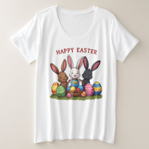 Oster-T-Shirt Große Größe T-Shirt