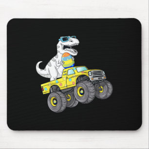 Oster Tag T Rex Dino Reitet Auf Einem Monstertruck Mousepad