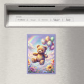 ~ OSTER-Teddy-Blumen-Eier ~ Magnet (In Situ (Geschirrspüler))
