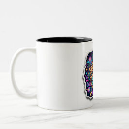 Oster-Themen-Tasse Zweifarbige Tasse