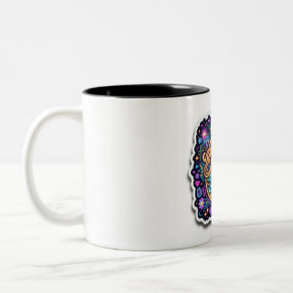 Oster-Themen-Tasse Zweifarbige Tasse