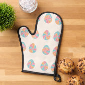 Oster-Tie-Dye-Eier mittelstarkes weiches Muster Ofenhandschuh (Oben unten)