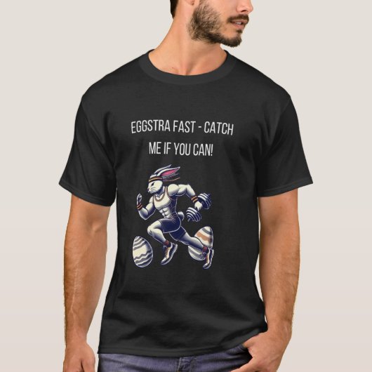 Oster-Trainings-Spruch T-Shirt (Vorderseite)