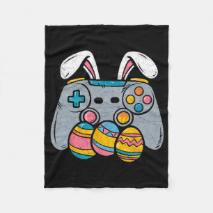 Oster-Videospiel-Hasen-Eier-Gaming-Gamer-Jungen-Mä Fleecedecke