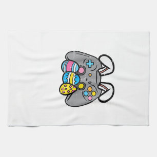 Oster-Videospiel-Hasen-Eier-Gaming-Gamer-Jungen-Mä Geschirrtuch