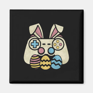 Oster-Videospiel-Hasen-Eier-Gaming-Gamer-Jungen-Mä Magnet