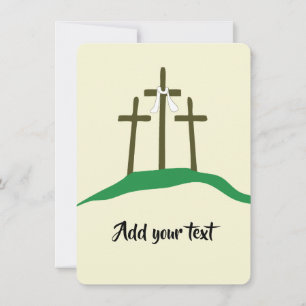 Oster-Vorlage Christlich Einladung