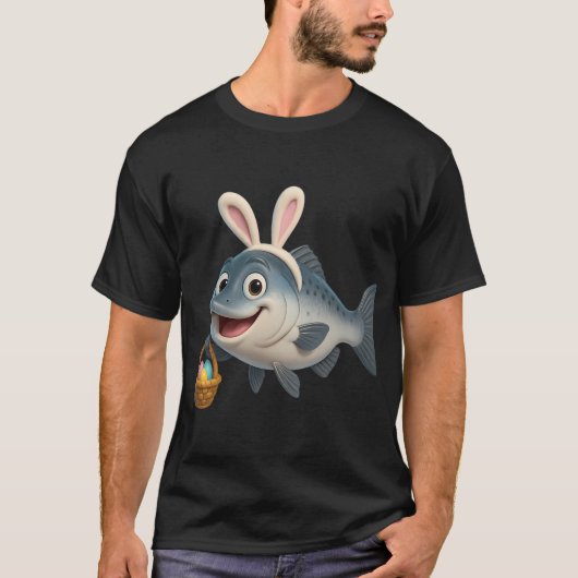 Oster-Wolfbarsch T-Shirt (Vorderseite)