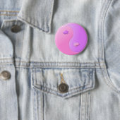 Oster-Yin-Yang-Hasen Button (Beispiel)