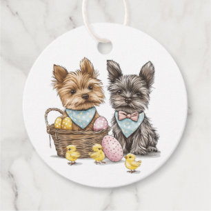 Oster Yorkshire Terrier Hunde Geschenkanhänger