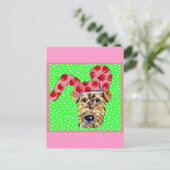 Osteraie Feiertagspostkarte (Stehend Vorderseite)