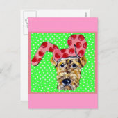 Osteraie Feiertagspostkarte (Vorne/Hinten)