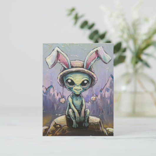 OsterAlien Postkarte (Stehend Vorderseite)