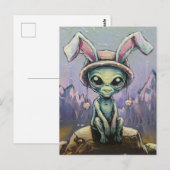OsterAlien Postkarte (Vorne/Hinten)