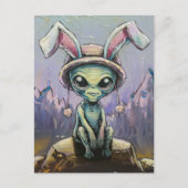 OsterAlien Postkarte (Vorderseite)