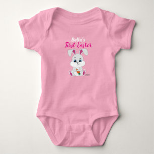 Osteranzug mit Niedlichem Bunny für Baby Girl Strampler